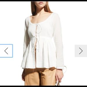 Rebecca Taylor cotton voile shirt jacket NWT